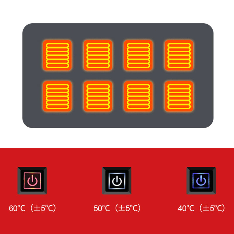Warmtewereld™ USB-verwarmde omslagdoek van fleece met drie standen