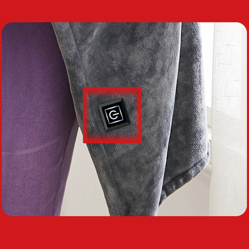 Warmtewereld™ USB-verwarmde omslagdoek van fleece met drie standen