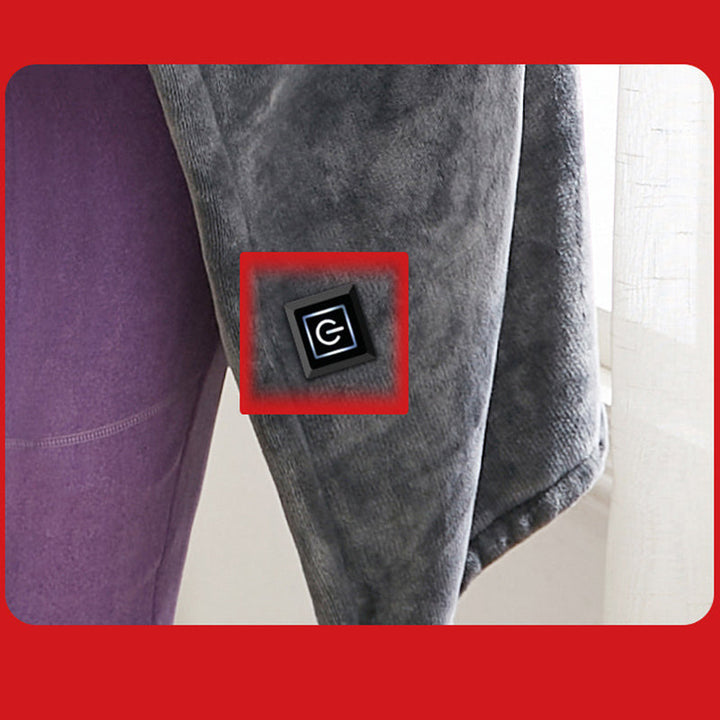 Warmtewereld™ USB-verwarmde omslagdoek van fleece met drie standen