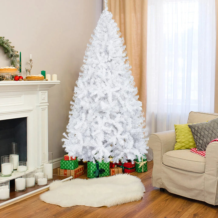 Witte kunstkerstboom zonder verlichting