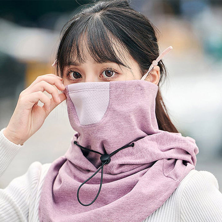 Warmtewereld™ Winddicht gezichtsmasker met capuchon en nekwarmer voor fietsen