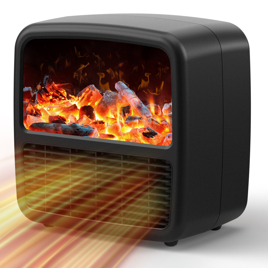 Keramische kachel met LED-vlam, 1000-1500 W voor de woonkamer