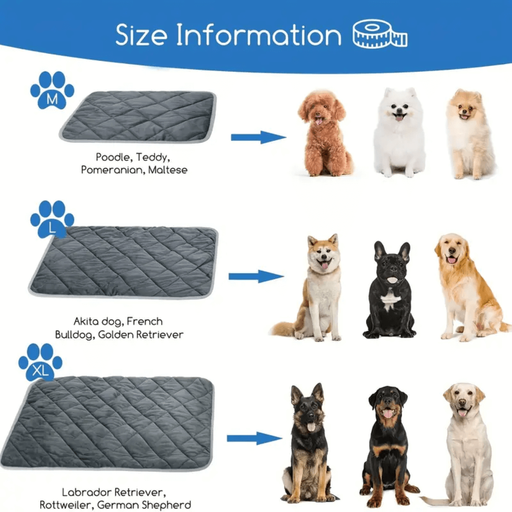 Warmtewereld™ Zelfverwarmend ligkussen voor hond en kat met antislip onderkant