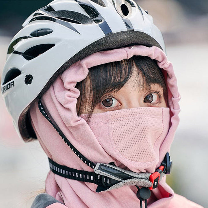 Warmtewereld™ Winddicht gezichtsmasker met capuchon en nekwarmer voor fietsen