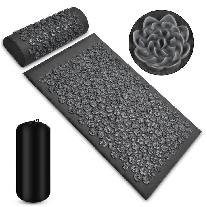 Spijkermat met kussen en opbergtas