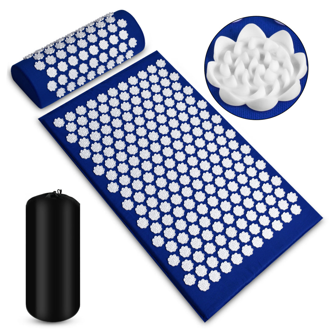 Spijkermat met kussen en opbergtas