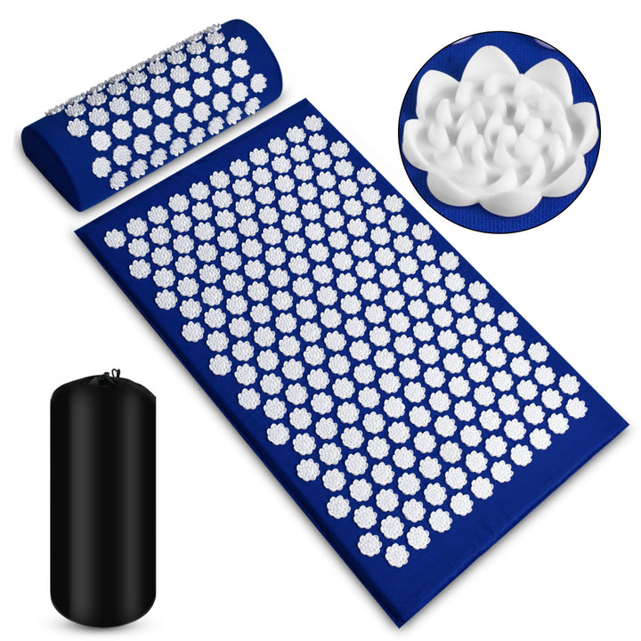 Spijkermat met kussen en opbergtas