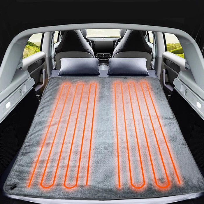 Warmtewereld™ Draagbare elektrische flanellen deken voor in de auto