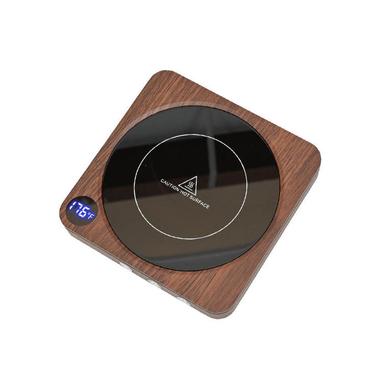 Mokwarmer met display en mok koffie