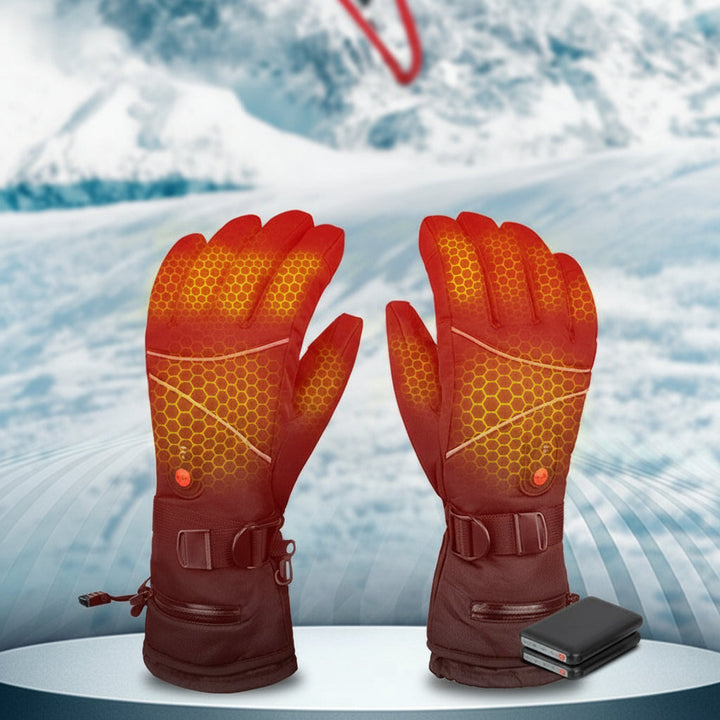 Warmtewereld™ Waterdichte verwarmde handschoenen met oplaadbare accu