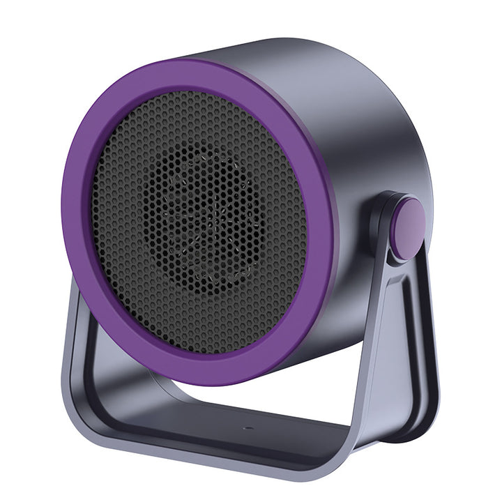 Ronde ventilatorkachel op kantelbare voet