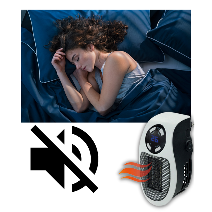 Warmtewereld™ Mini stopcontactkachel met draaibare stekker en timer