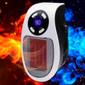 Warmtewereld™ Mini stopcontactkachel met afstandsbediening en timer
