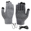 Warmtewereld™ Gebreide USB-verwarmde handschoenen met touchscreen