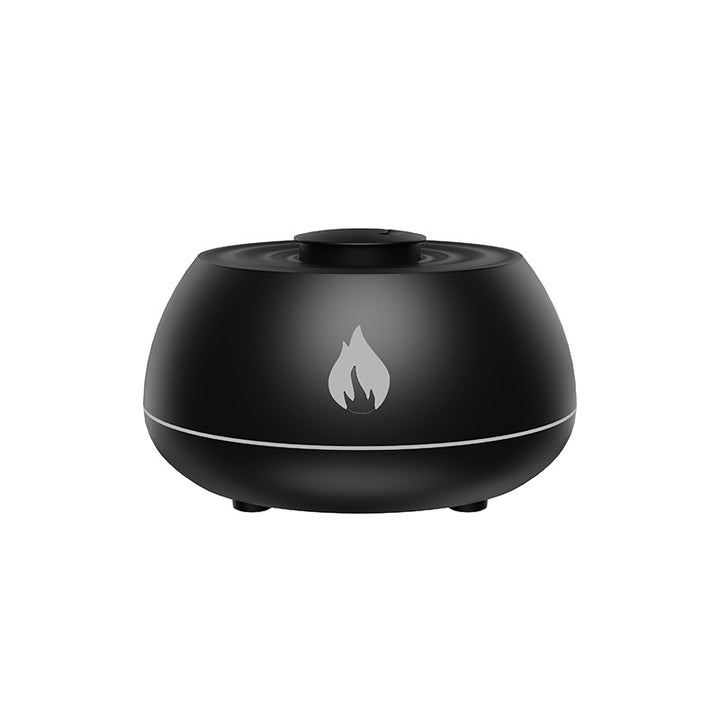 Vlam diffuser 130 ml met 7 lichtkleuren en verstelbare nevel