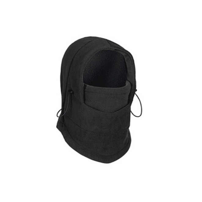 Fleece bivakmuts met trekkoord