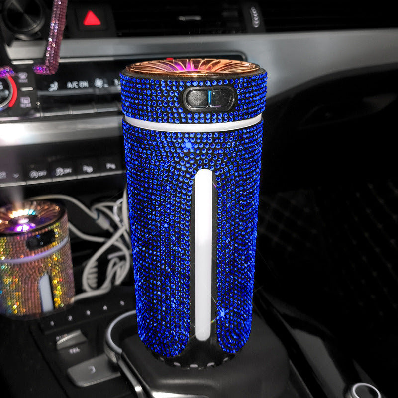 Roze strass diffuser in een bekerhouder
