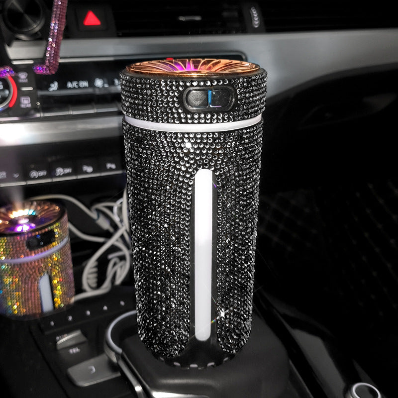 Roze strass diffuser in een bekerhouder