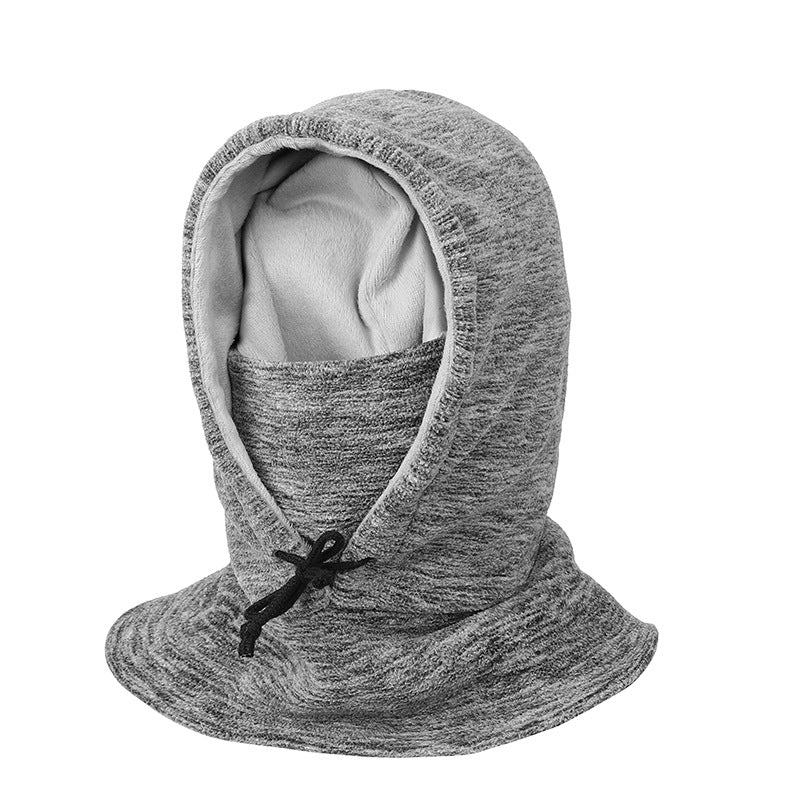 Fleece bivakmuts met capuchon