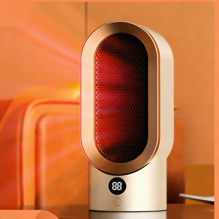 Warmtewereld™ Compacte heteluchtkachel met snelle warmte en standen