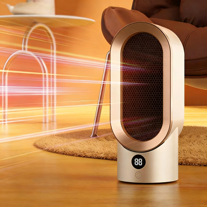 Warmtewereld™ Compacte heteluchtkachel met snelle warmte en standen