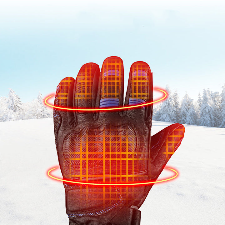 Warmtewereld™ Verwarmde handschoenen met winddichte buitenlaag