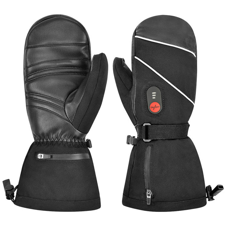 Warmtewereld™ Verwarmde skihandschoenen met touchscreen-vingers