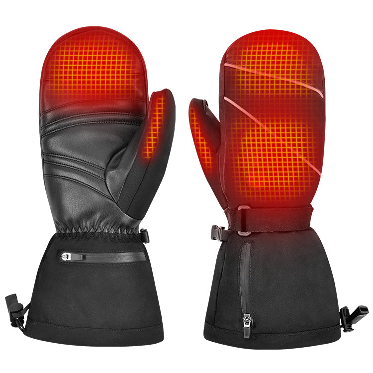 Warmtewereld™ Verwarmde skihandschoenen met touchscreen-vingers