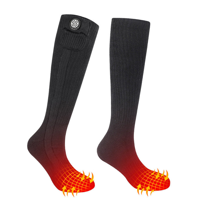 Warmtewereld™ Verwarmde skisokken van katoen – wasbaar