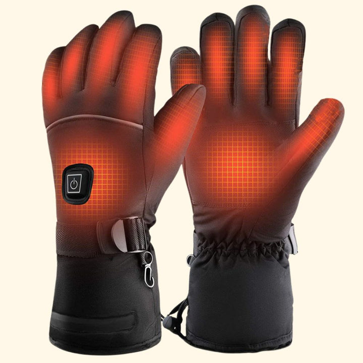Warmtewereld™ Verwarmde handschoenen met carbonvezel en drie warmtestanden