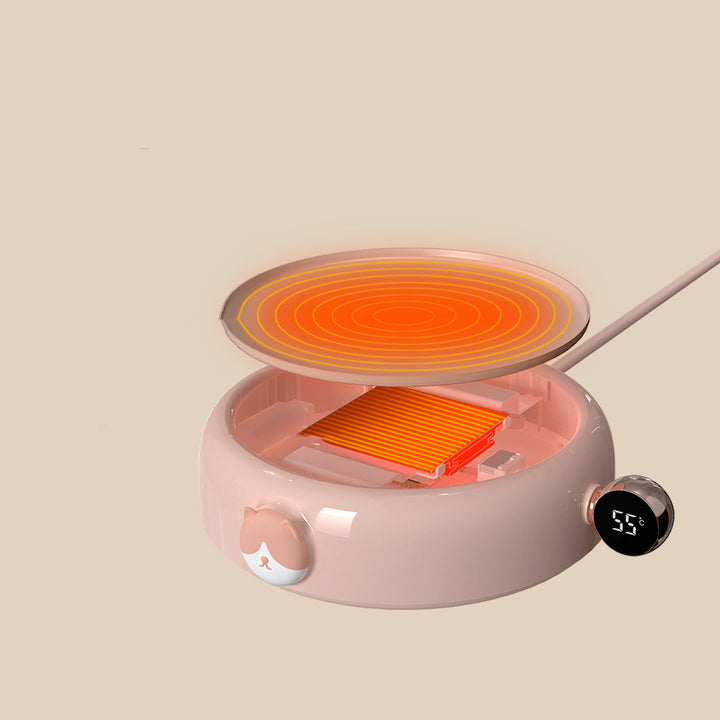 Schattige kopwarmer met dierenfiguurtje
