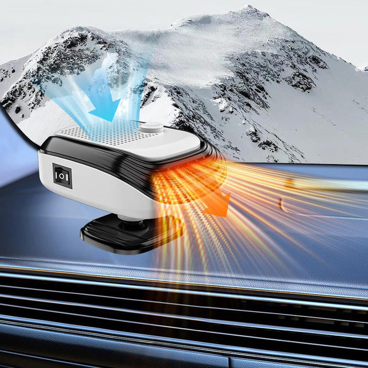 Warmtewereld™ Compacte autokachel met 360° draaibaar en snelle warmte