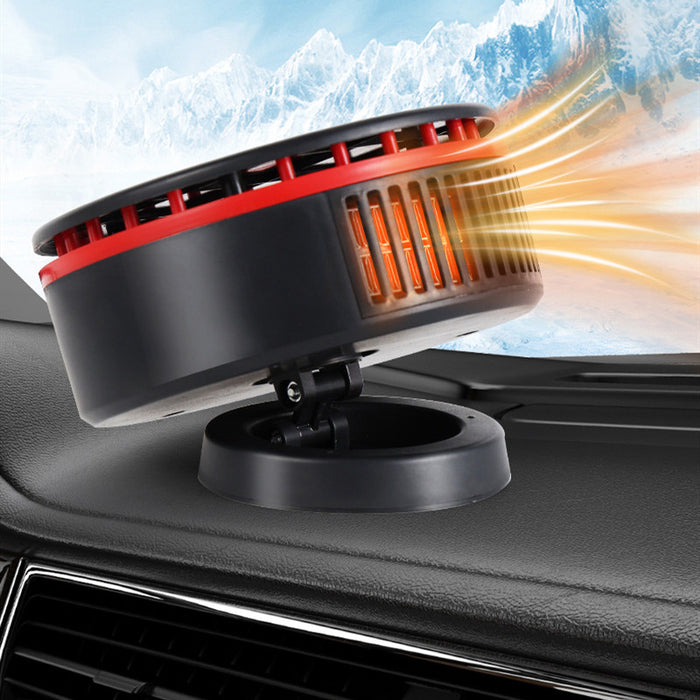 Warmtewereld Draaibare autokachel en ruitontdooier voor op het dashboard