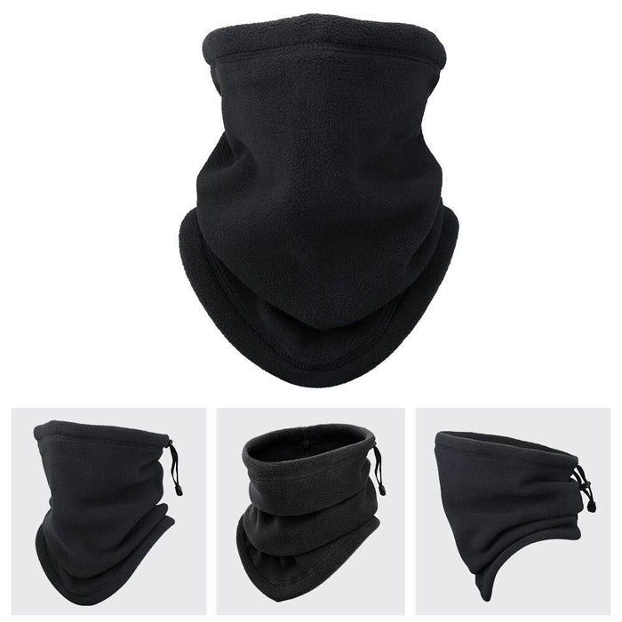 Warmtewereld Fleece nekwarmer met trekkoord – bedekt hals en half gezicht
