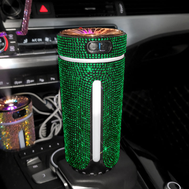 Roze strass diffuser in een bekerhouder