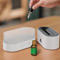 Vlam diffuser met timer van 2-8 uur, stil en op USB