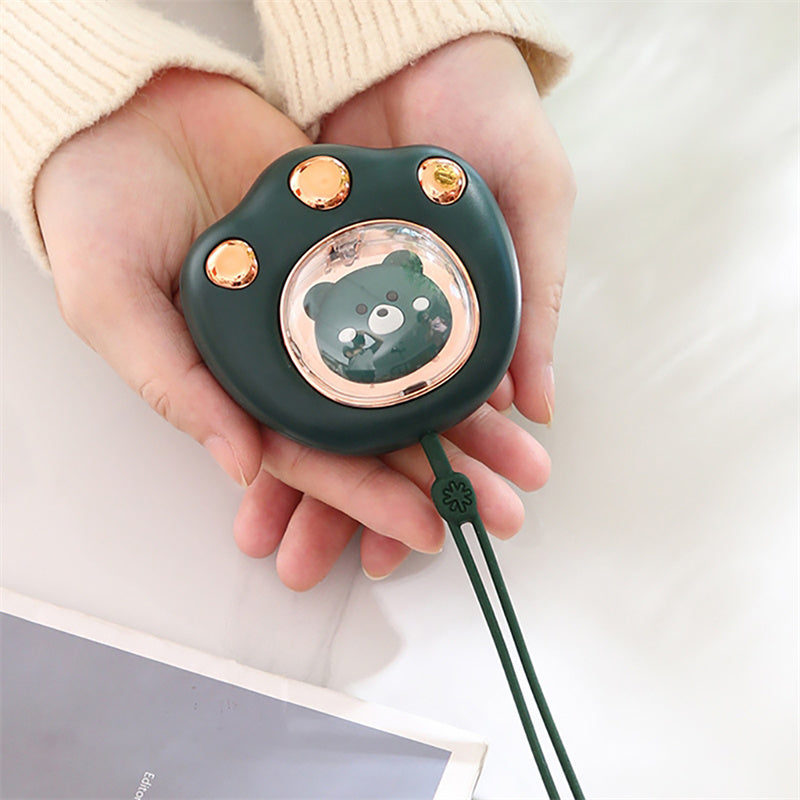 Oplaadbare handwarmer in kattenpoot-vorm, op USB