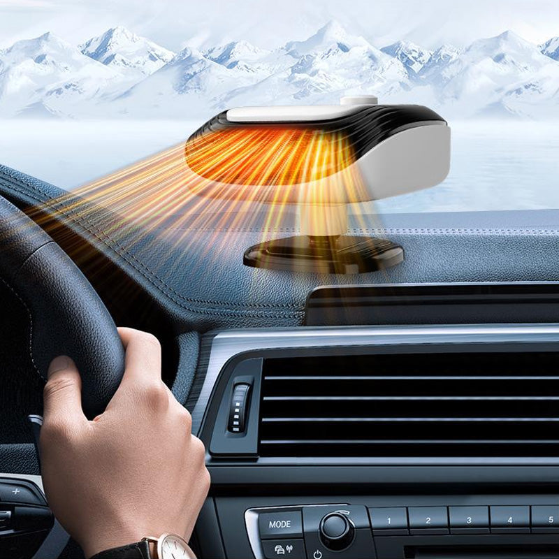 Warmtewereld™ Compacte autokachel met 360° draaibaar en snelle warmte