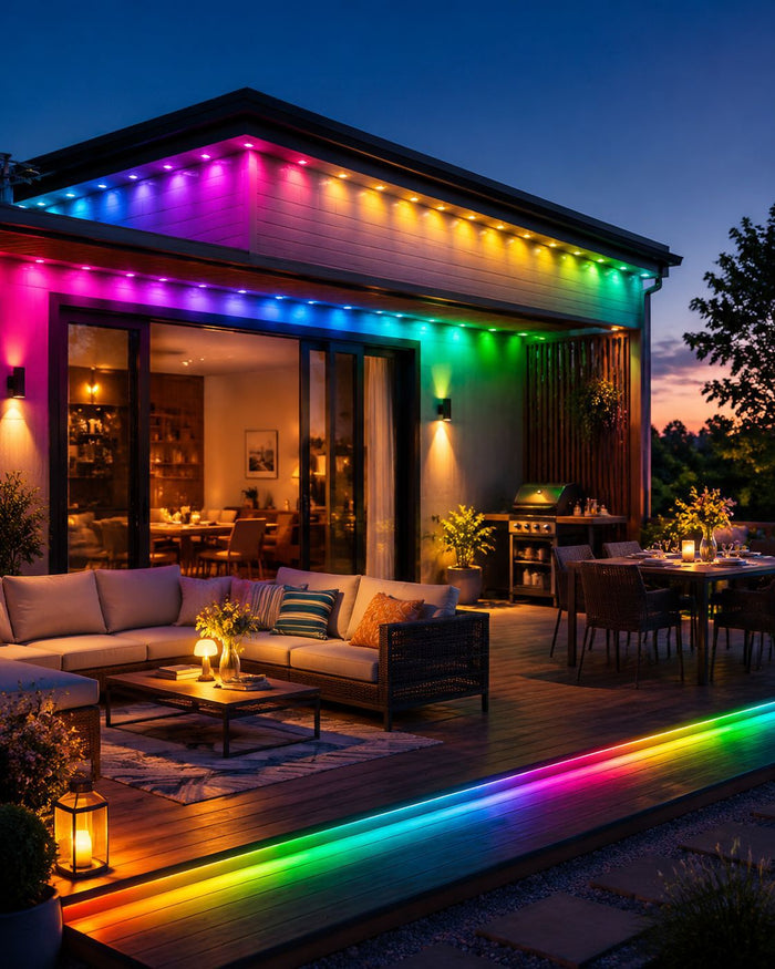 Warmtewereld Permanente gevelverlichting RGB met app, tot 90 m