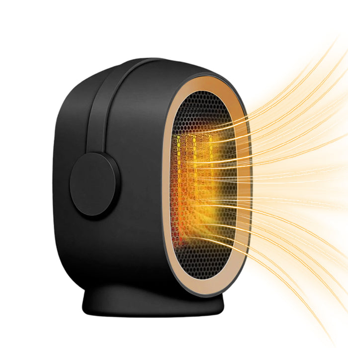 Warmtewereld Compacte keramische kachel voor bureau of nachtkastje
