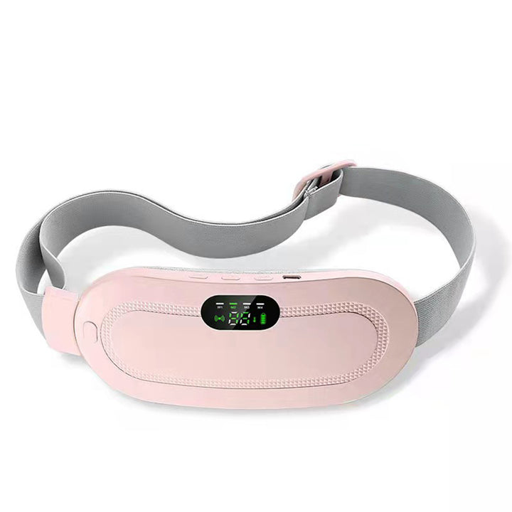 Witte warmteband met display om de buik