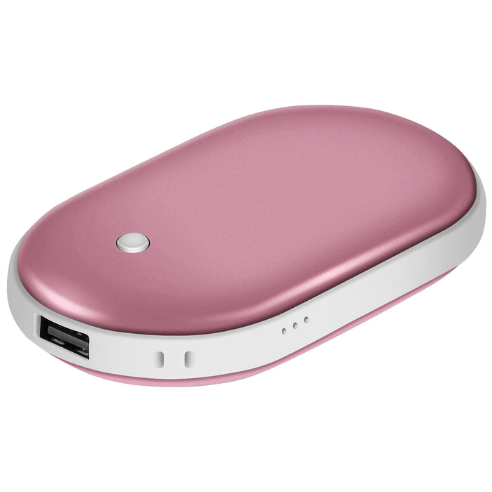 Warmtewereld Handwarmer met powerbank van 5000 mAh, aan twee kanten warm