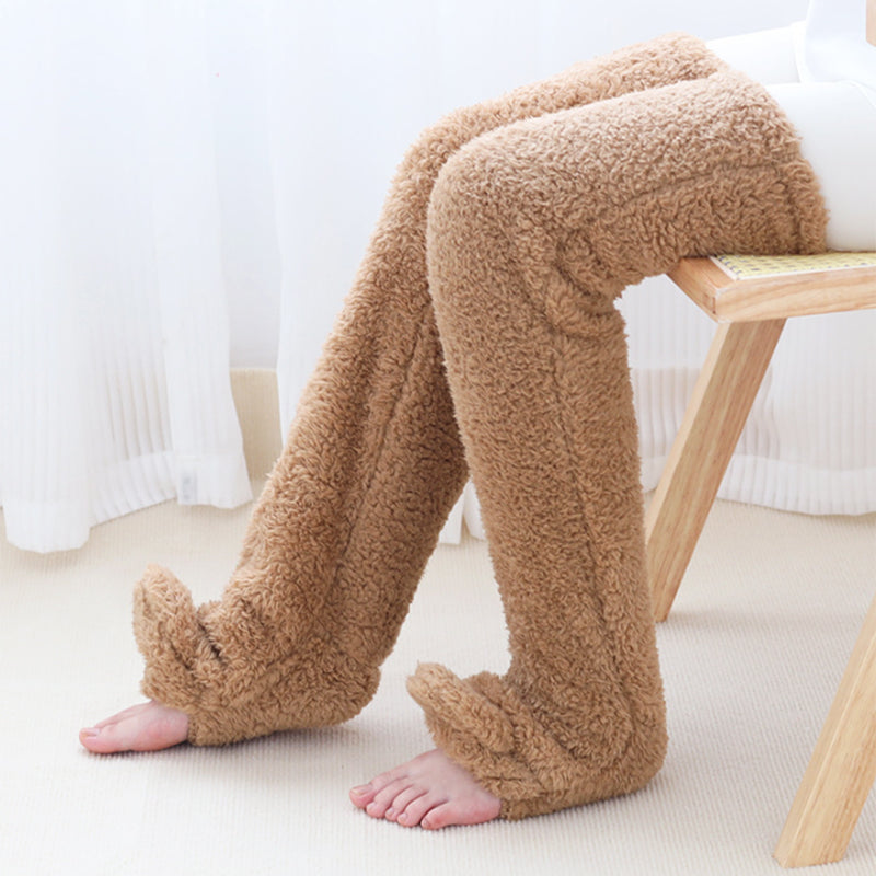 Warmtewereld™ Lange zachte kniekousen die benen, knieën en dijen verwarmen