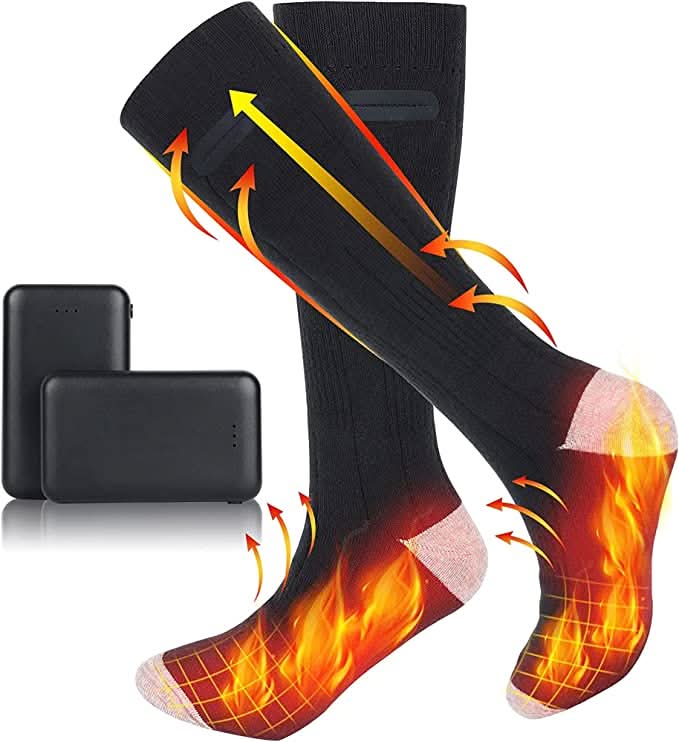 Warmtewereld™ Verwarmde sokken met instelbare warmte en 8+ uur