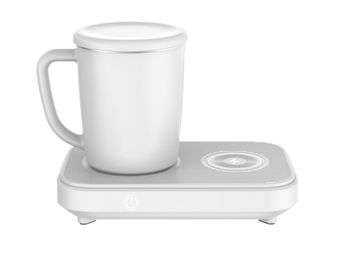 Bekerwarmer met beker en draadloze oplader