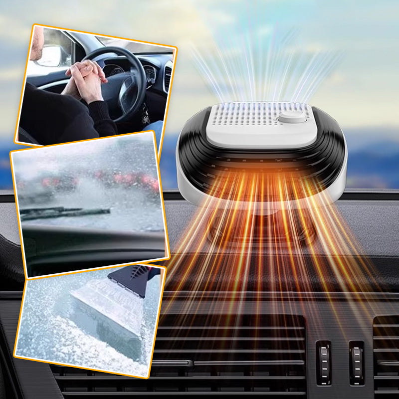 Warmtewereld™ Compacte autokachel met 360° draaibaar en snelle warmte