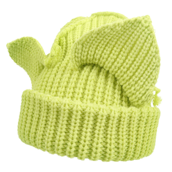 Gebreide muts met kattenoortjes