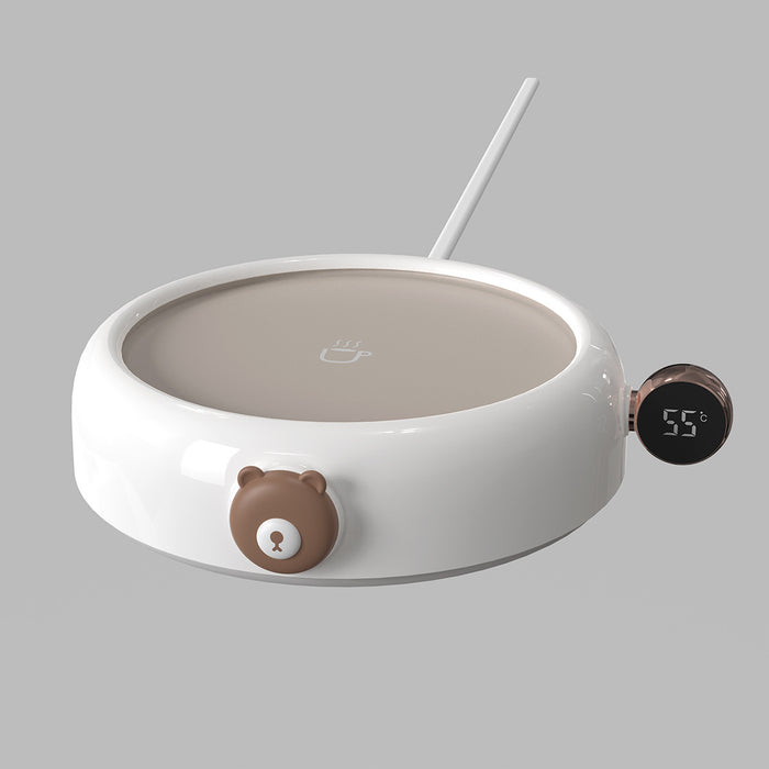Warmtewereld Kopwarmer met beer of kat en temperatuurdisplay