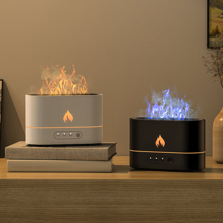 Vlam diffuser met timer van 2-8 uur, stil en op USB