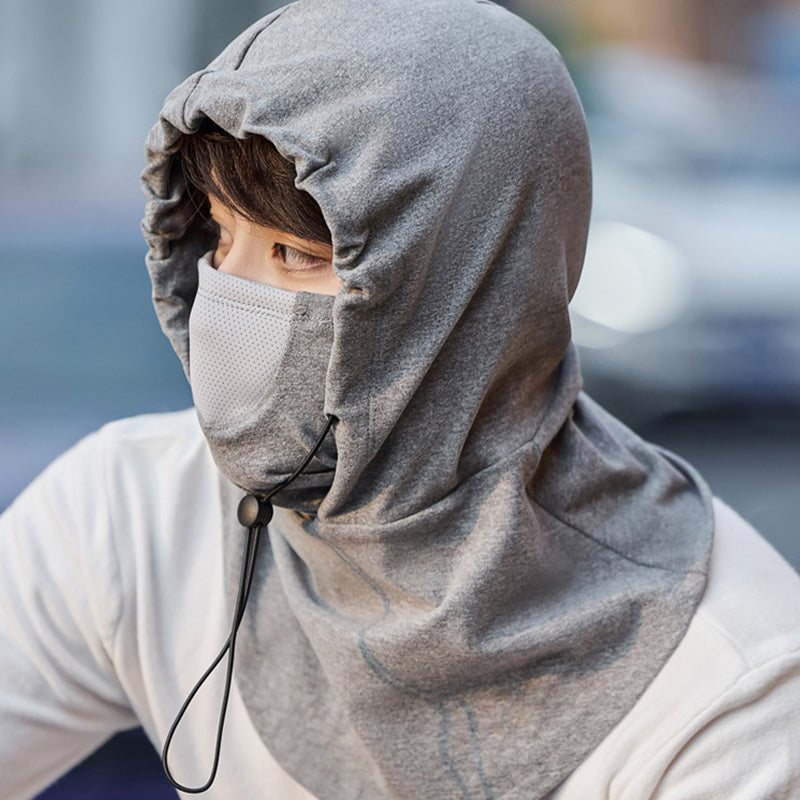 Warmtewereld™ Winddicht gezichtsmasker met capuchon en nekwarmer voor fietsen